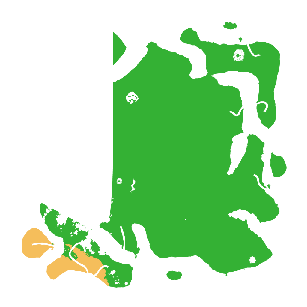 Biome Rust Map: Procedural Map, Size: 3950, Seed: 444