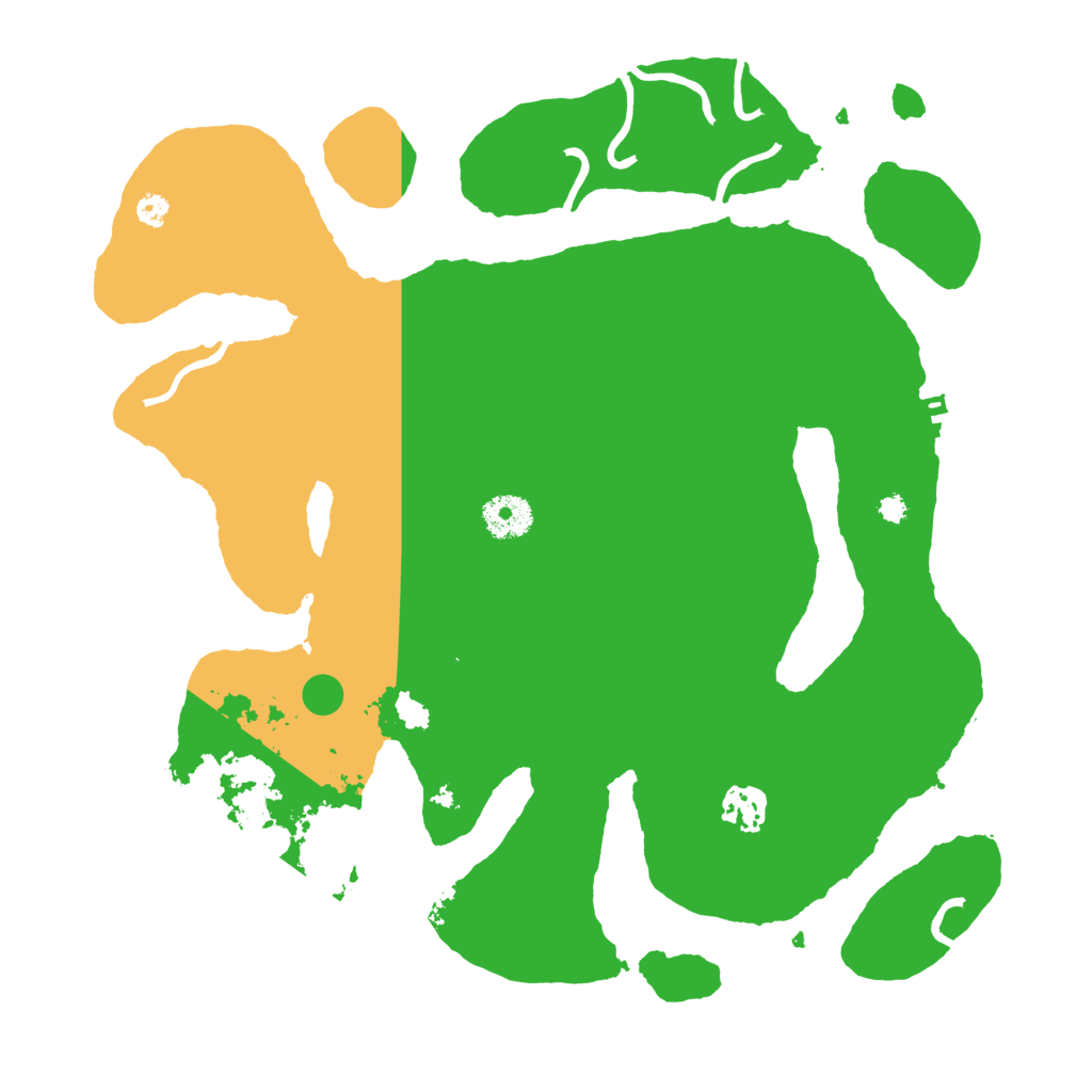 Biome Rust Map: Procedural Map, Size: 3500, Seed: 20210708