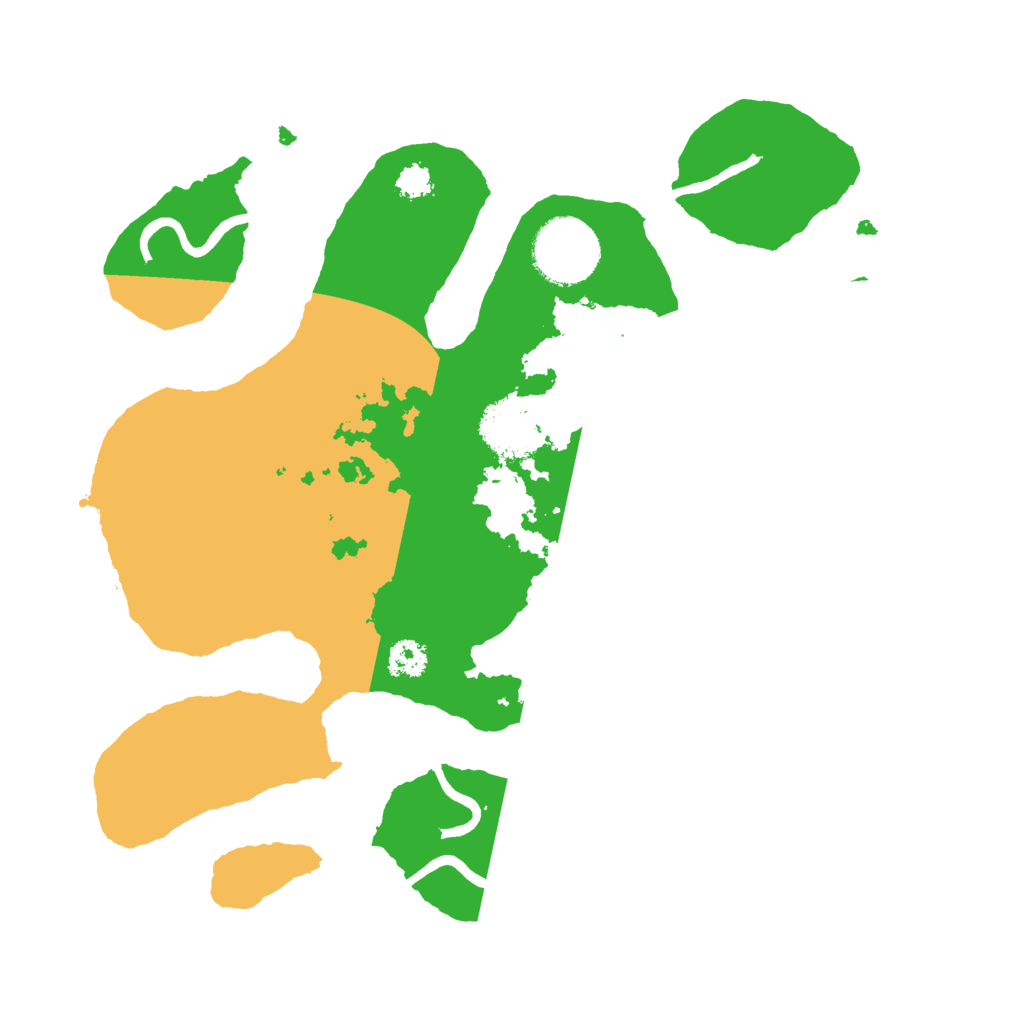 Biome Rust Map: Procedural Map, Size: 2700, Seed: 22589