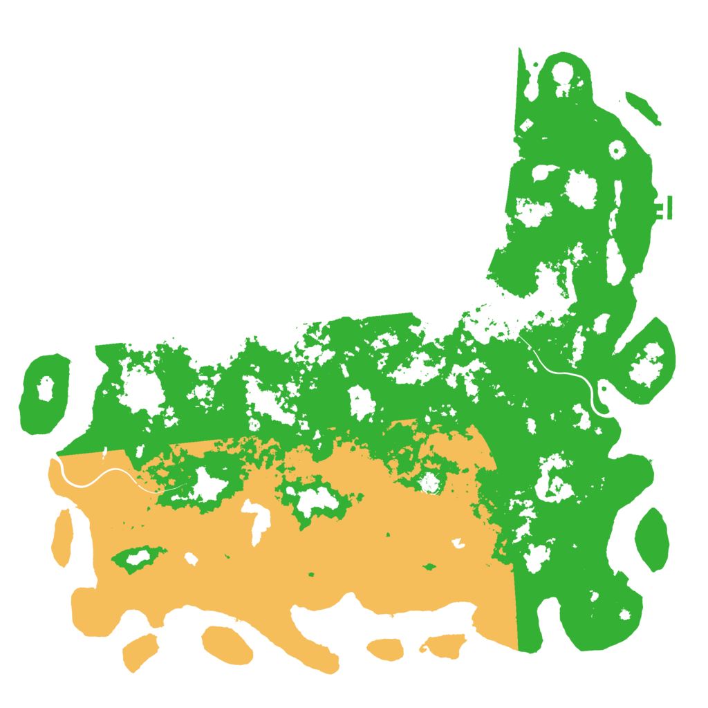 Biome Rust Map: Procedural Map, Size: 6000, Seed: 5456484