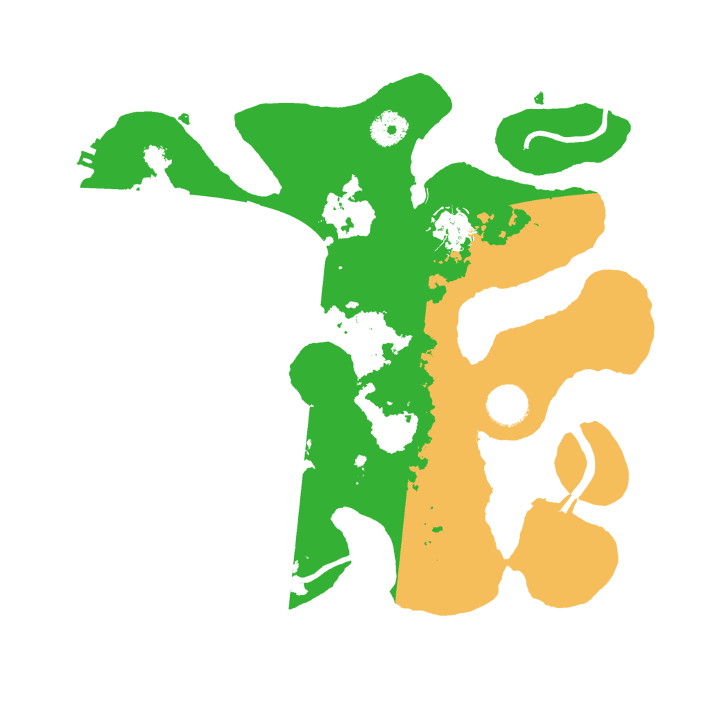 Biome Rust Map: Procedural Map, Size: 3000, Seed: 12320