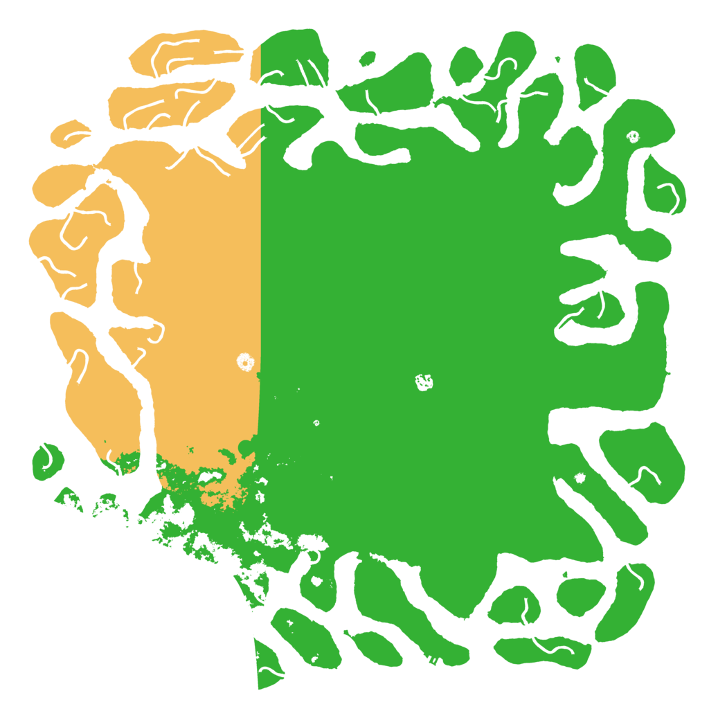 Biome Rust Map: Procedural Map, Size: 6000, Seed: 4021588