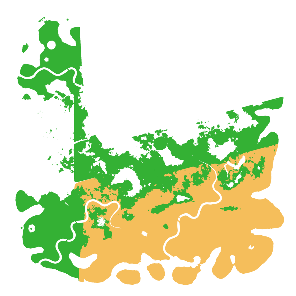 Biome Rust Map: Procedural Map, Size: 6000, Seed: 1714201897