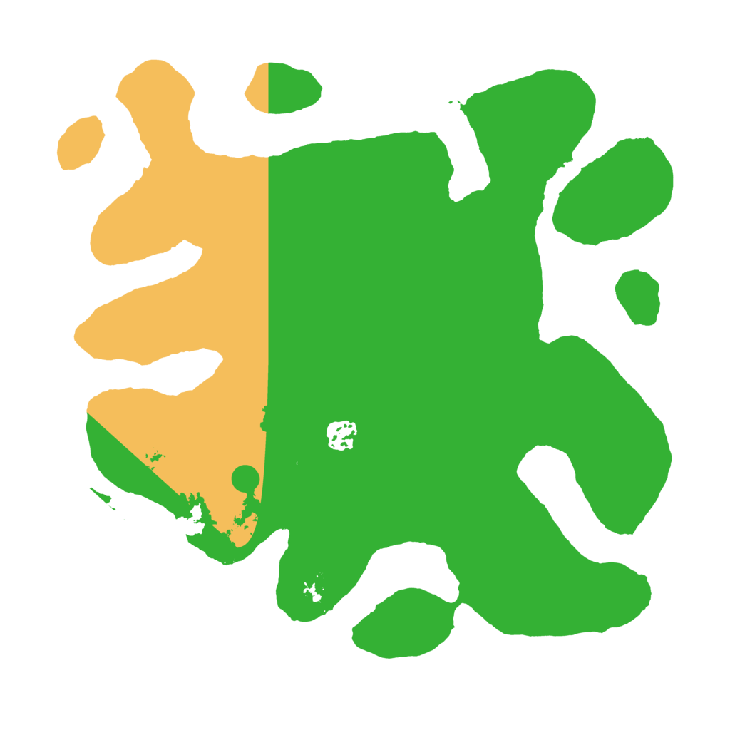 Biome Rust Map: Barren, Size: 3500, Seed: 22633