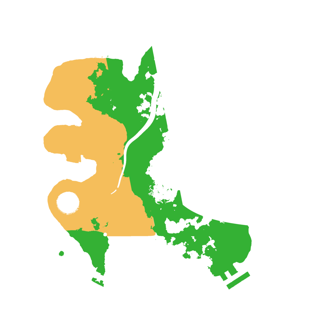 Biome Rust Map: Procedural Map, Size: 2500, Seed: 432798