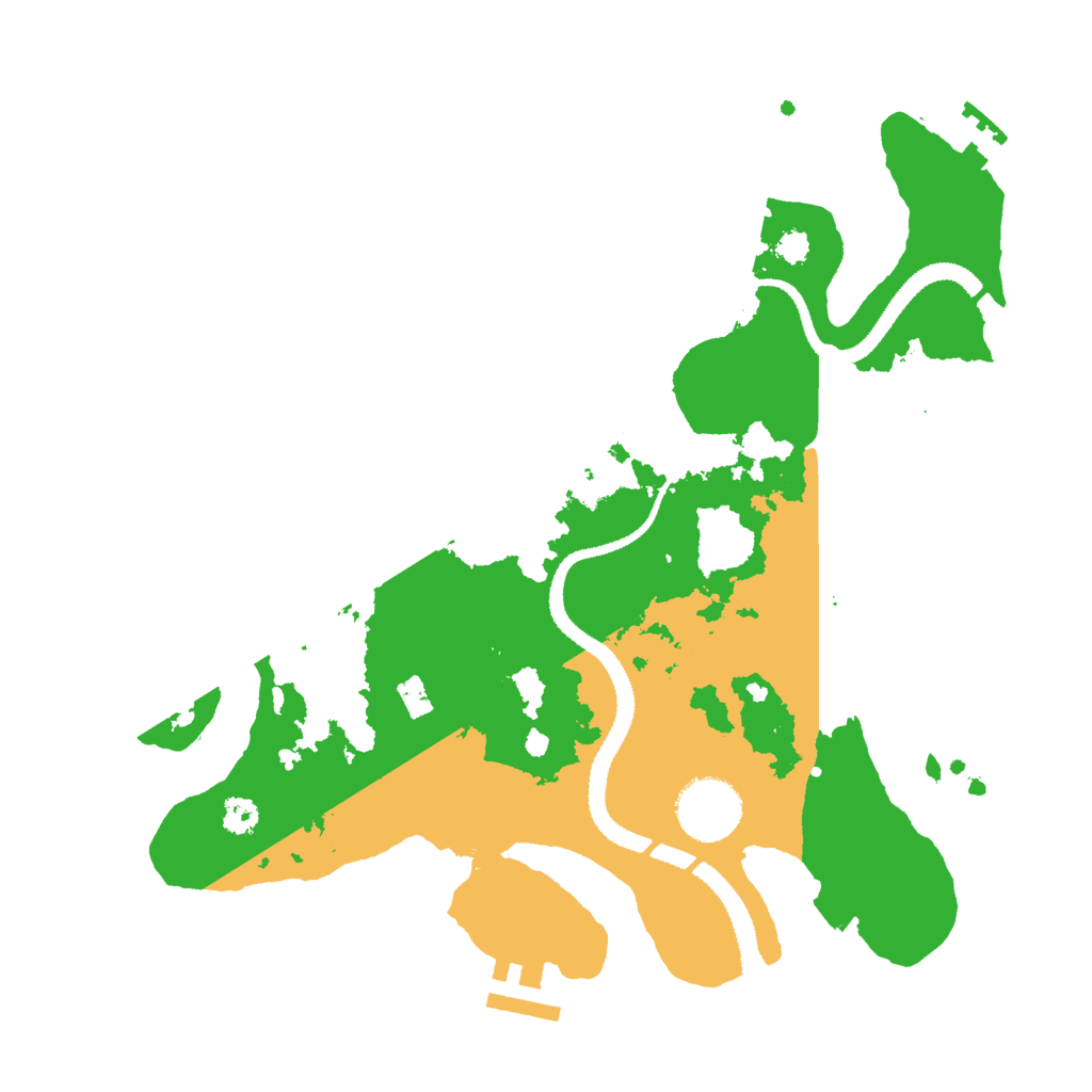 Biome Rust Map: Procedural Map, Size: 3000, Seed: 920477057