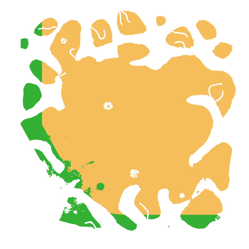 Biome Rust Map: Procedural Map, Size: 4300, Seed: 2145489