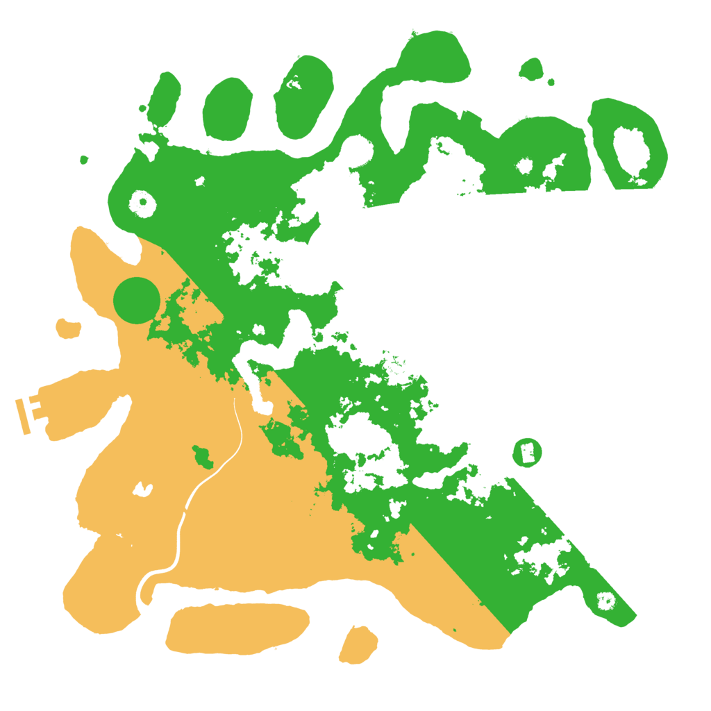 Biome Rust Map: Procedural Map, Size: 4000, Seed: 4042