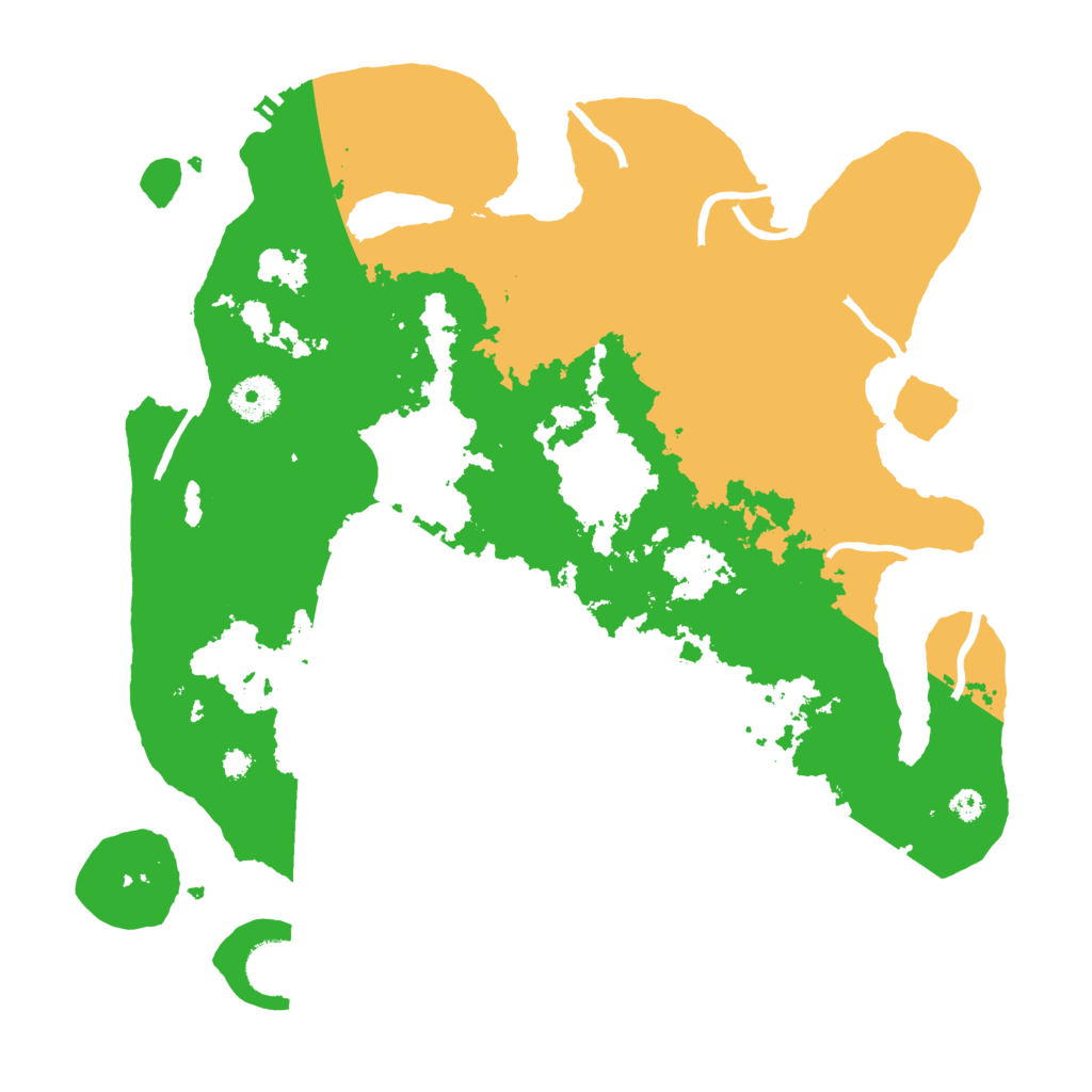 Biome Rust Map: Procedural Map, Size: 3500, Seed: 701815491