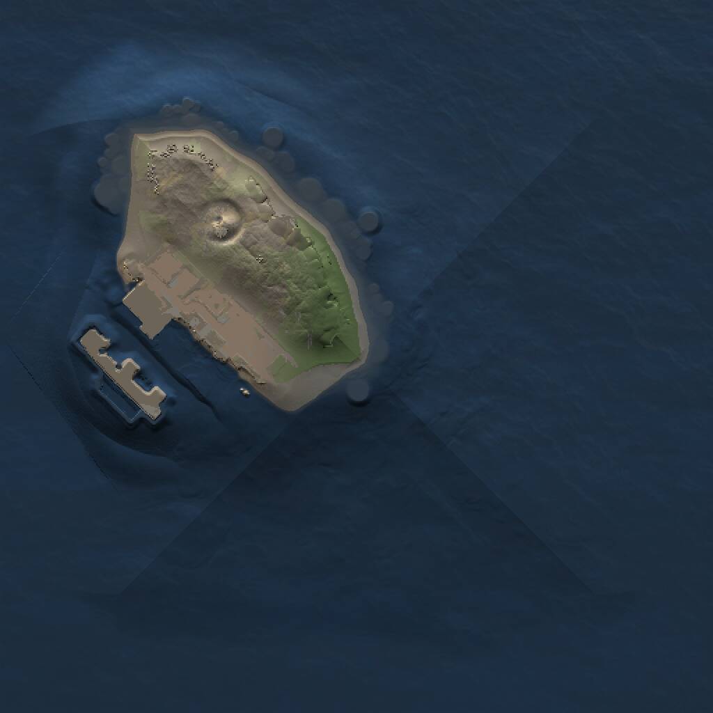 Rust Map: Procedural Map, Size: 1000, Seed: 1564815648, 2 Monuments