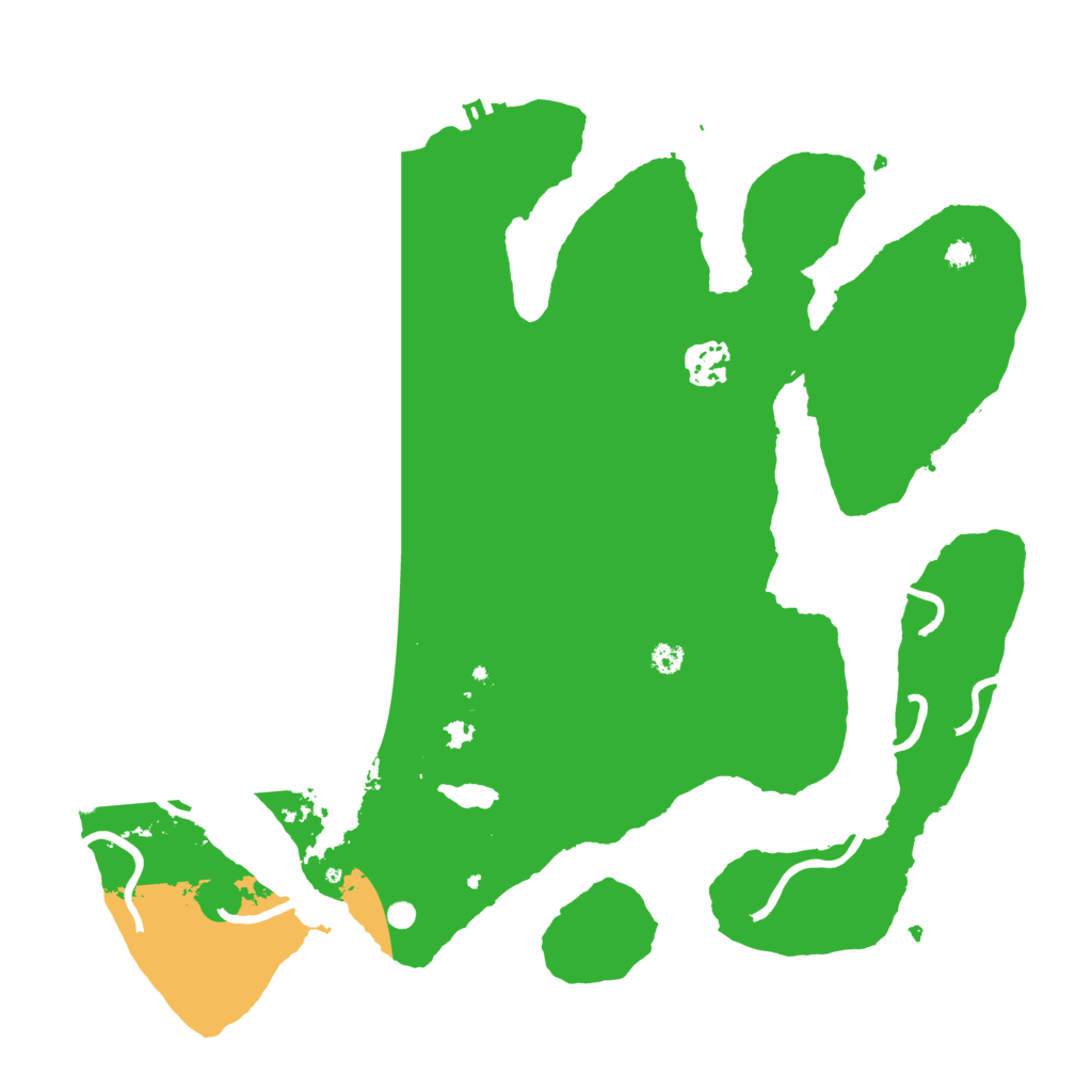 Biome Rust Map: Procedural Map, Size: 3500, Seed: 1551407190