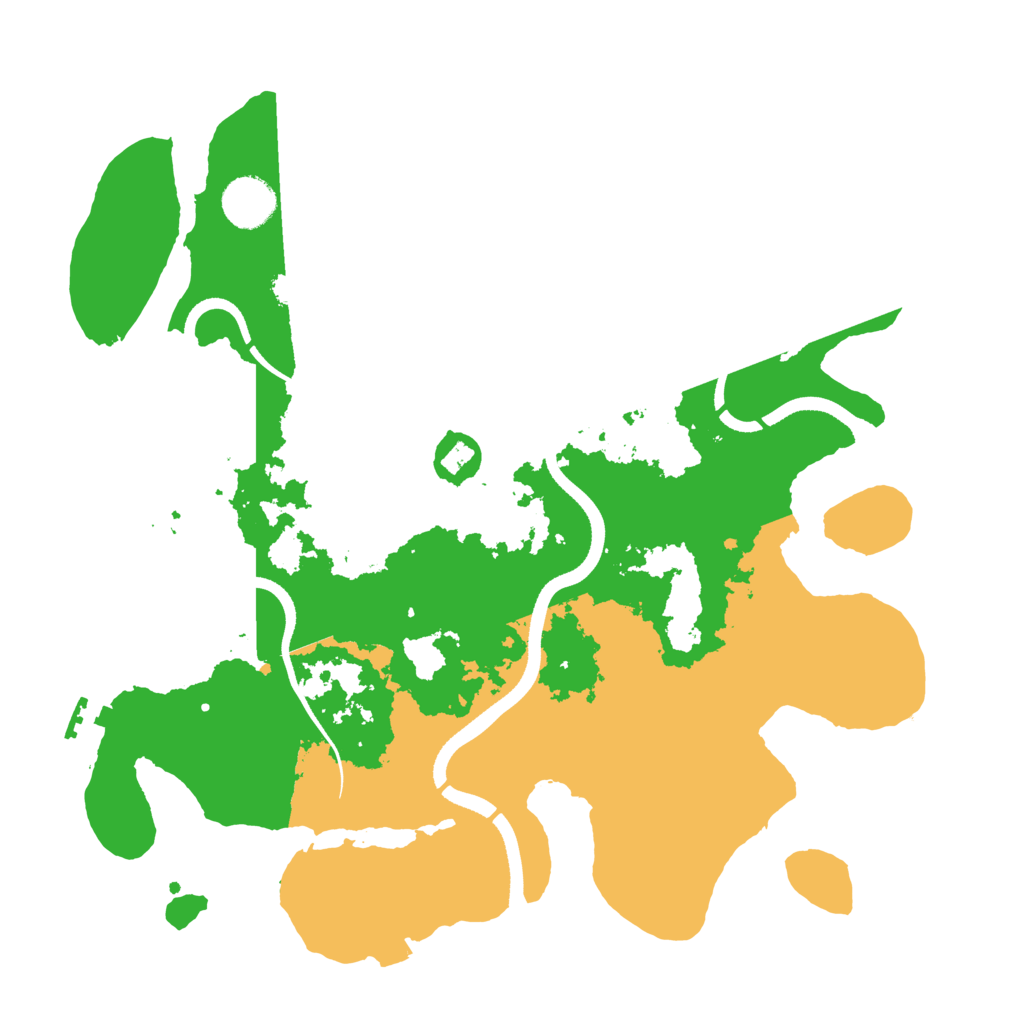Biome Rust Map: Procedural Map, Size: 3500, Seed: 1641804718
