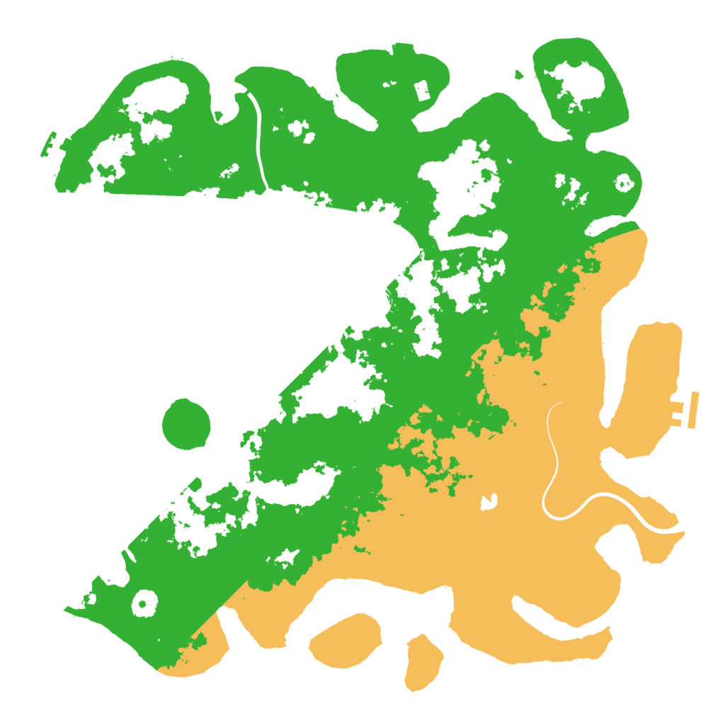 Biome Rust Map: Procedural Map, Size: 4000, Seed: 691203