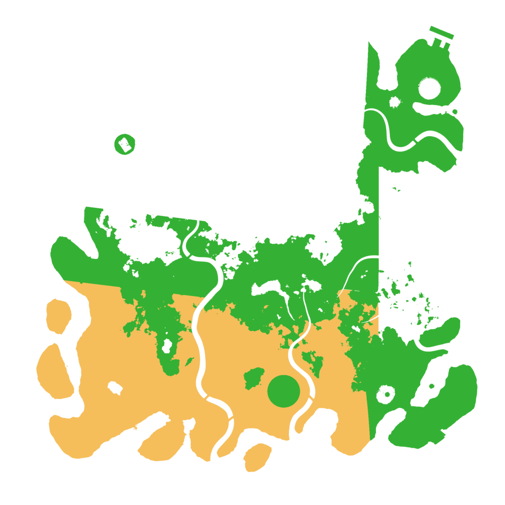 Biome Rust Map: Procedural Map, Size: 4100, Seed: 50300