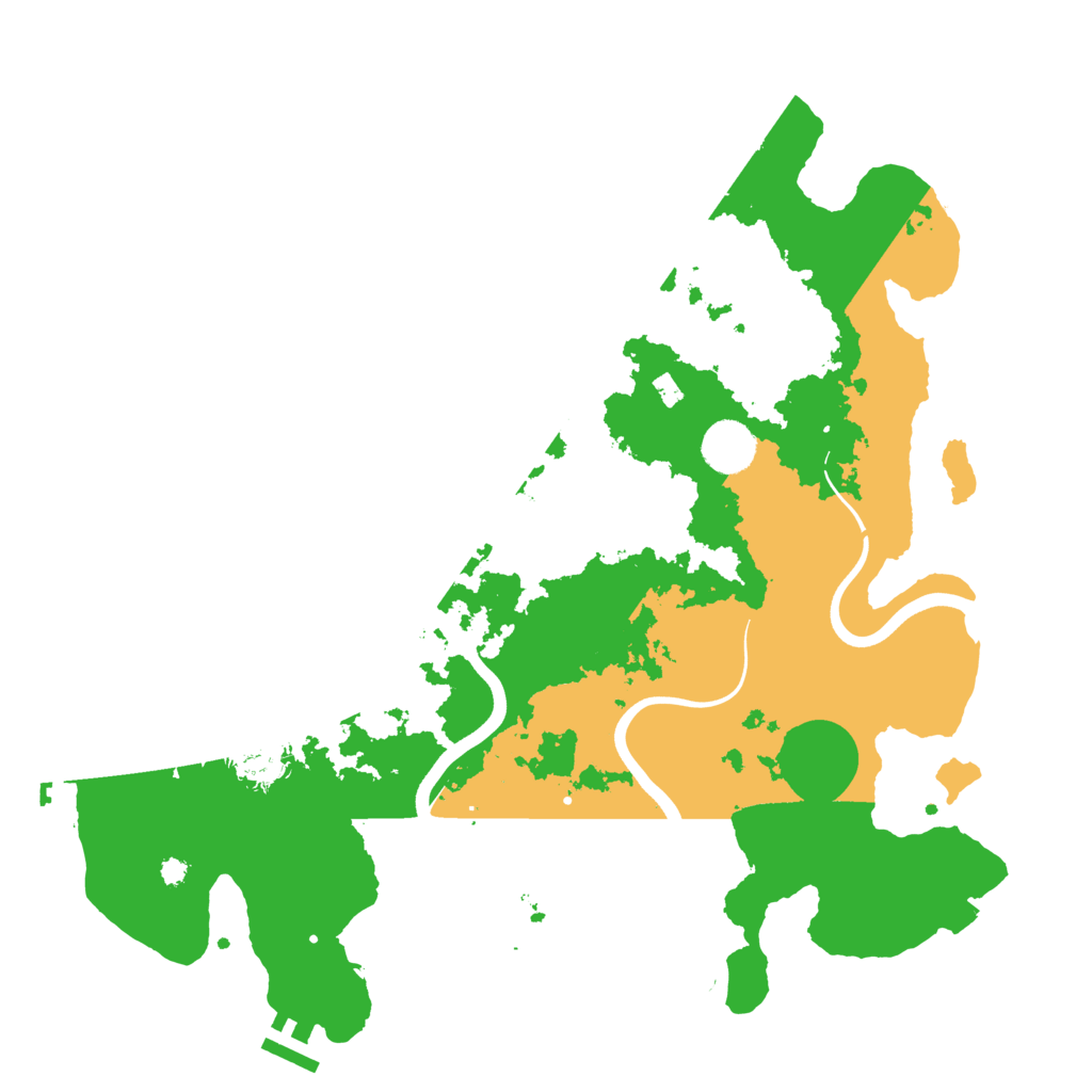 Biome Rust Map: Procedural Map, Size: 3700, Seed: 701836093