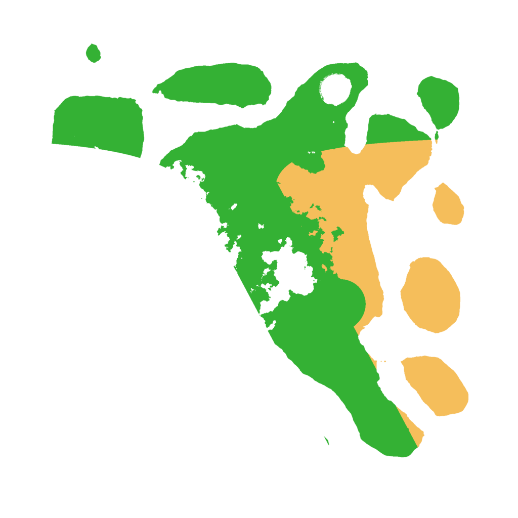 Biome Rust Map: Barren, Size: 3000, Seed: 508734938