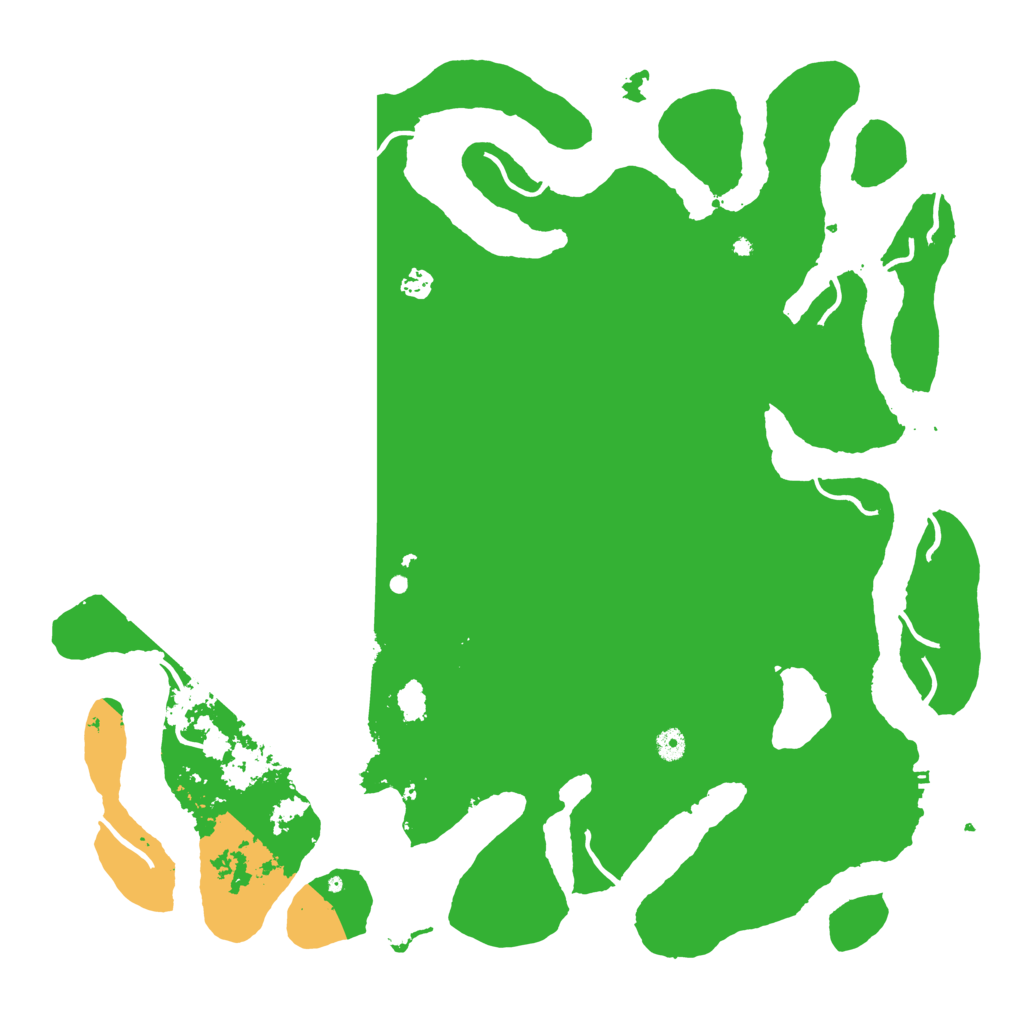 Biome Rust Map: Procedural Map, Size: 5000, Seed: 18405