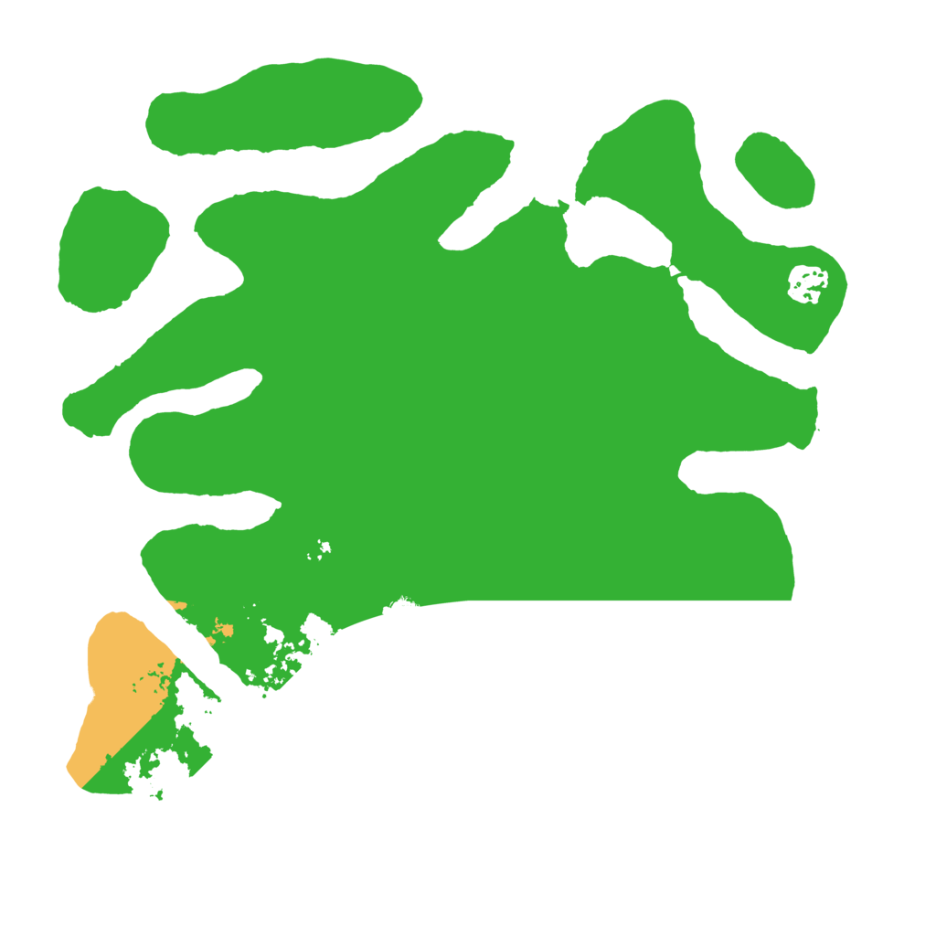 Biome Rust Map: Barren, Size: 3500, Seed: 2017312435