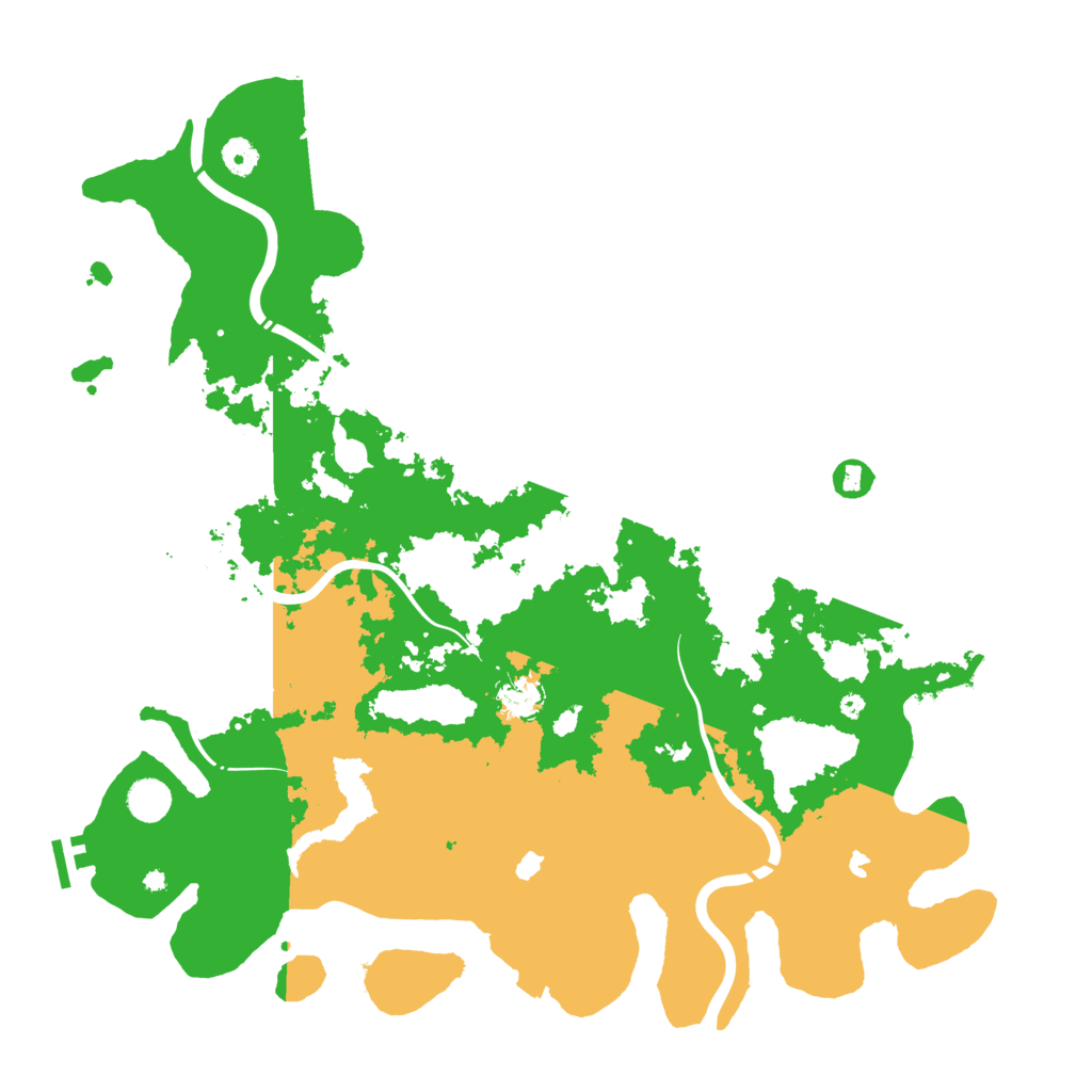 Biome Rust Map: Procedural Map, Size: 4500, Seed: 875