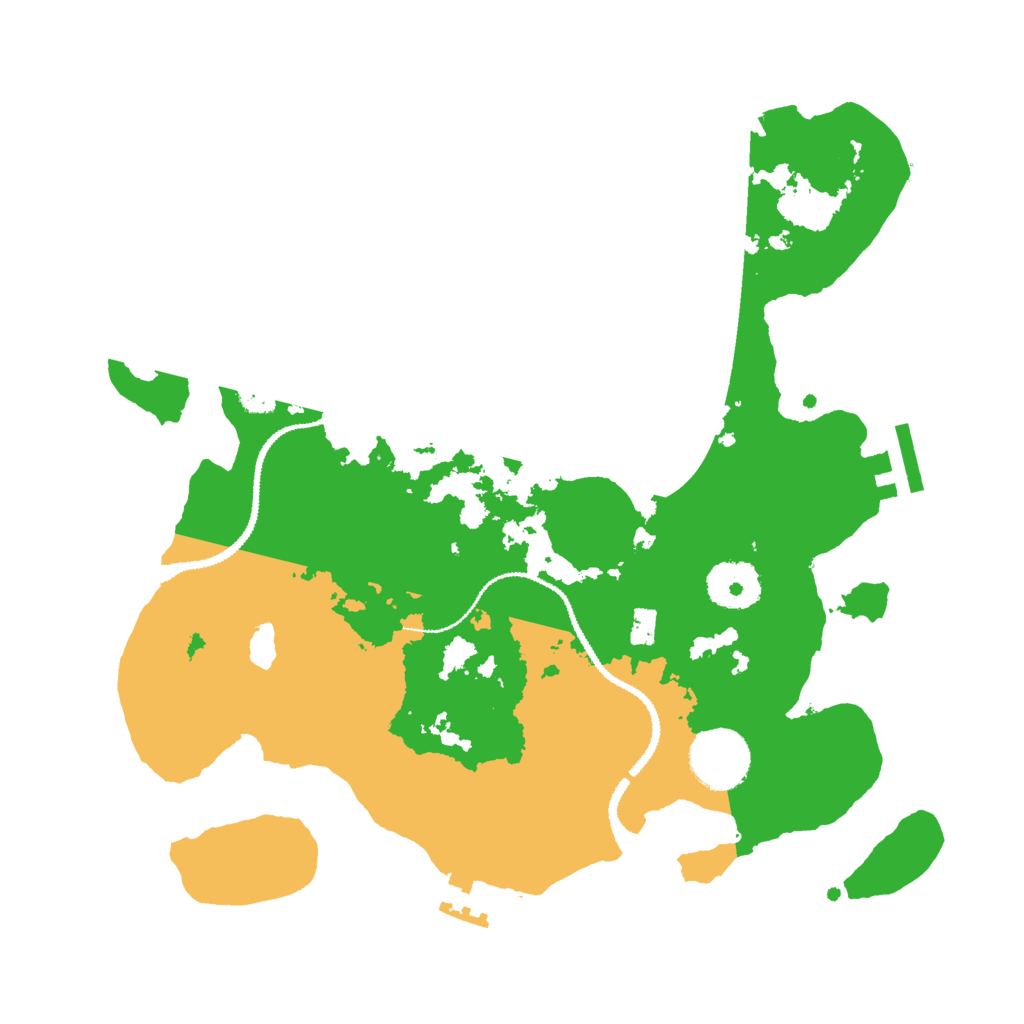 Biome Rust Map: Procedural Map, Size: 3000, Seed: 46840