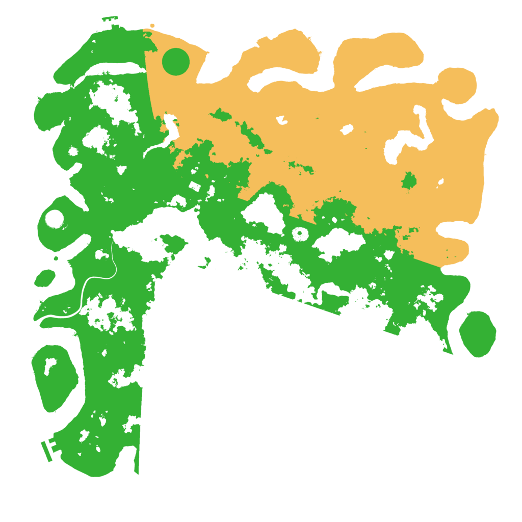 Biome Rust Map: Procedural Map, Size: 5000, Seed: 612499635