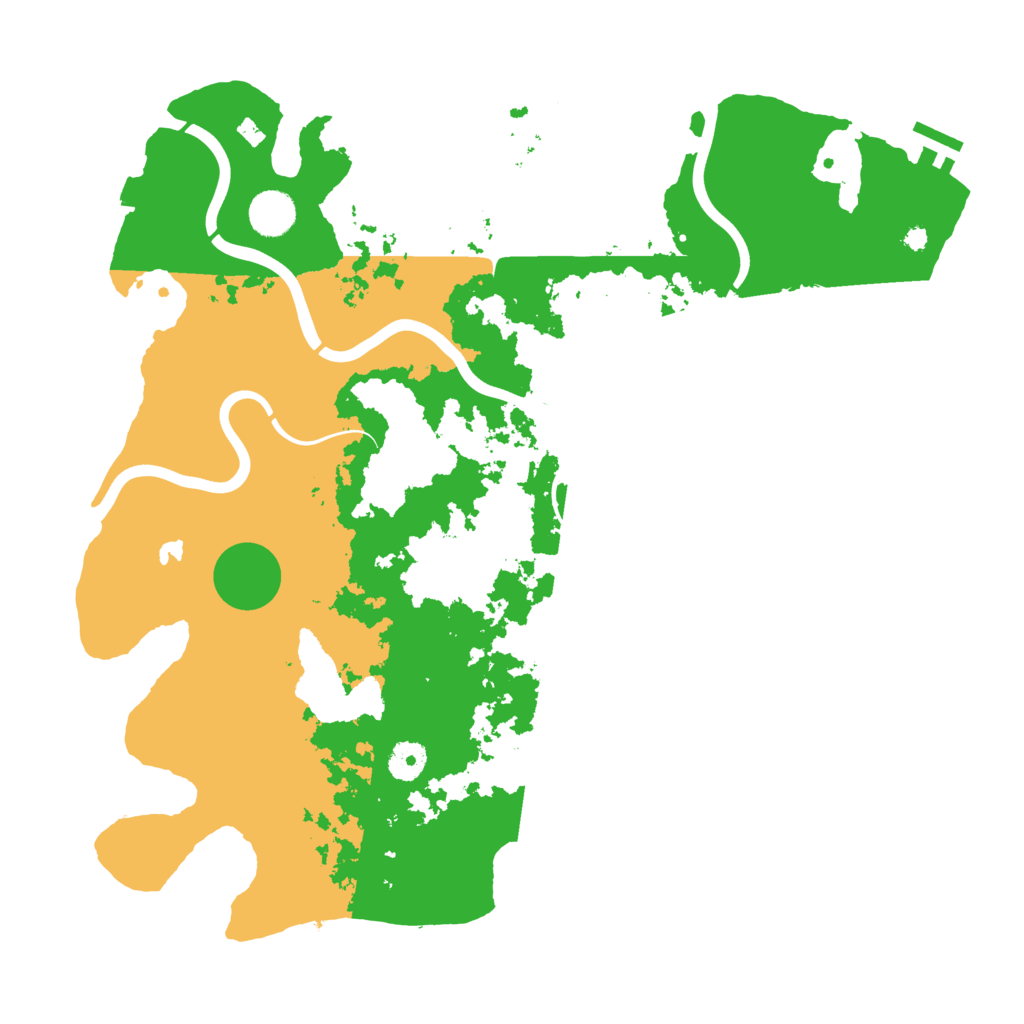 Biome Rust Map: Procedural Map, Size: 4000, Seed: 909888