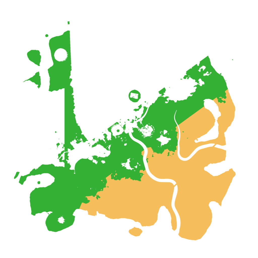Biome Rust Map: Procedural Map, Size: 3500, Seed: 1271908405