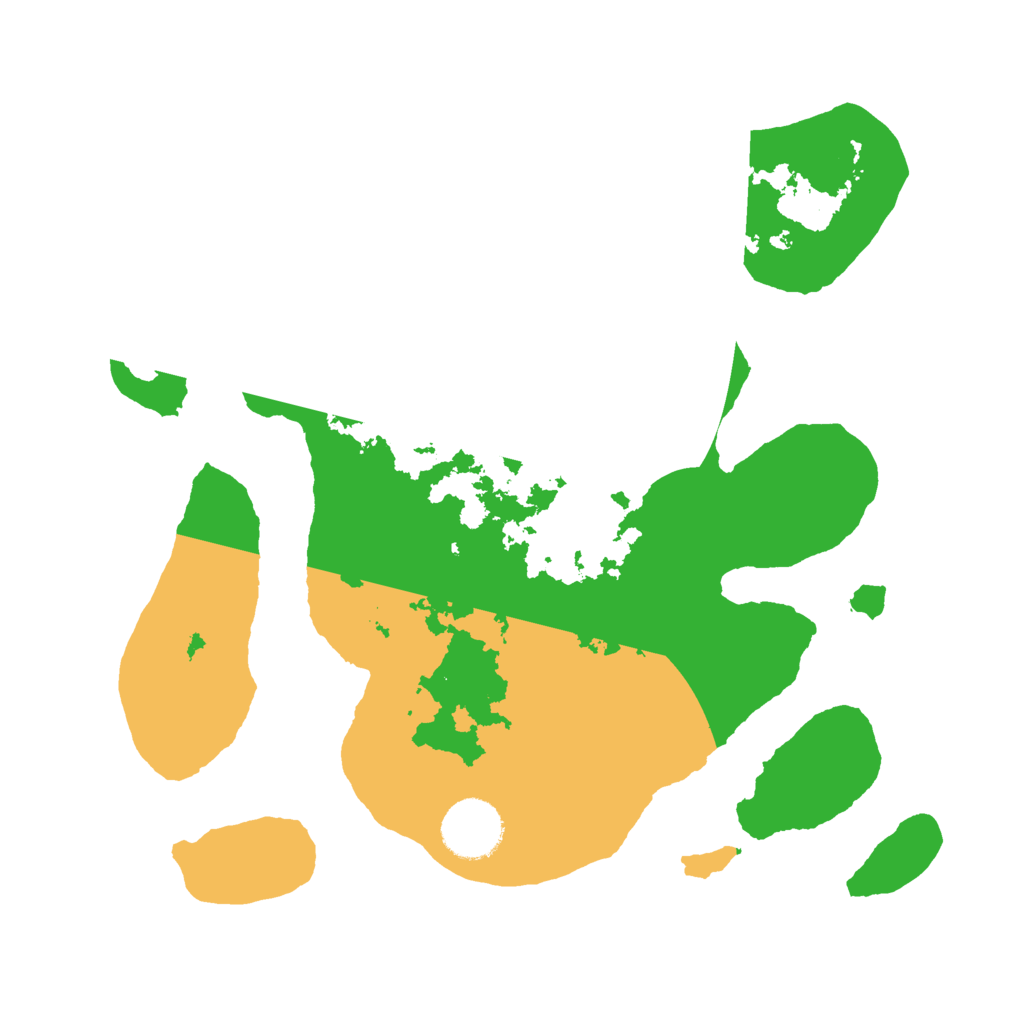 Biome Rust Map: Barren, Size: 3000, Seed: 46840