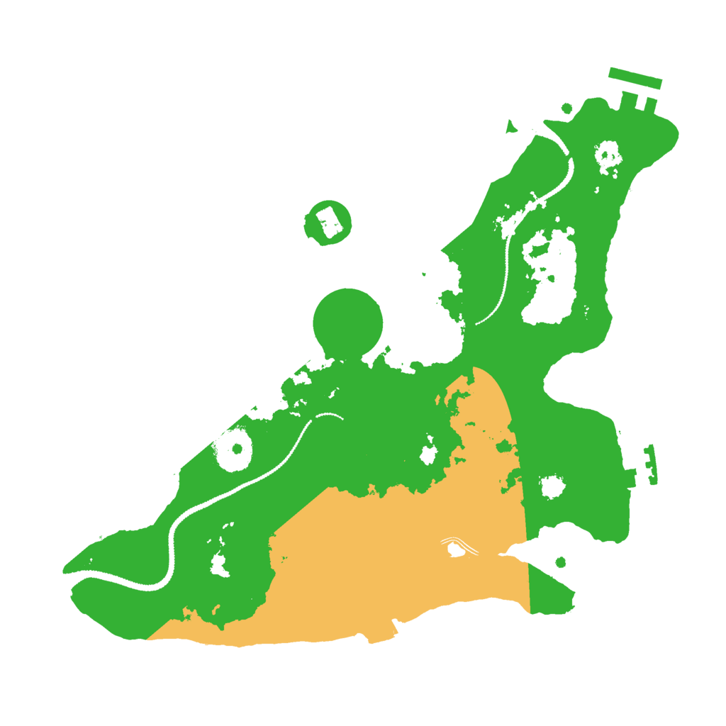 Biome Rust Map: Procedural Map, Size: 2750, Seed: 7823355