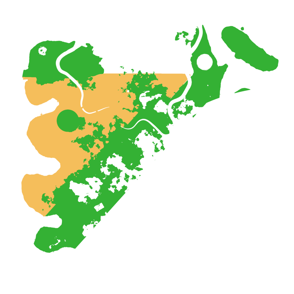 Biome Rust Map: Procedural Map, Size: 3500, Seed: 659241