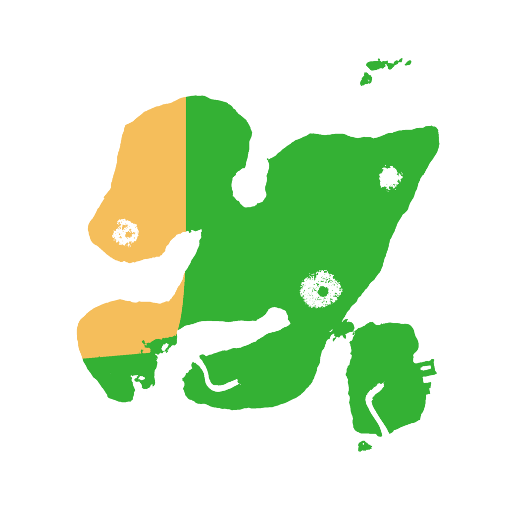 Biome Rust Map: Procedural Map, Size: 2000, Seed: 3482