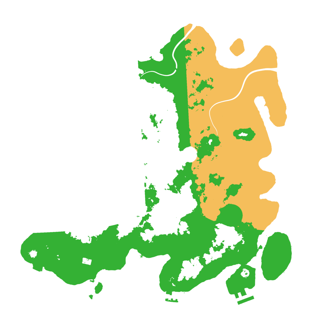 Biome Rust Map: Procedural Map, Size: 3750, Seed: 356857