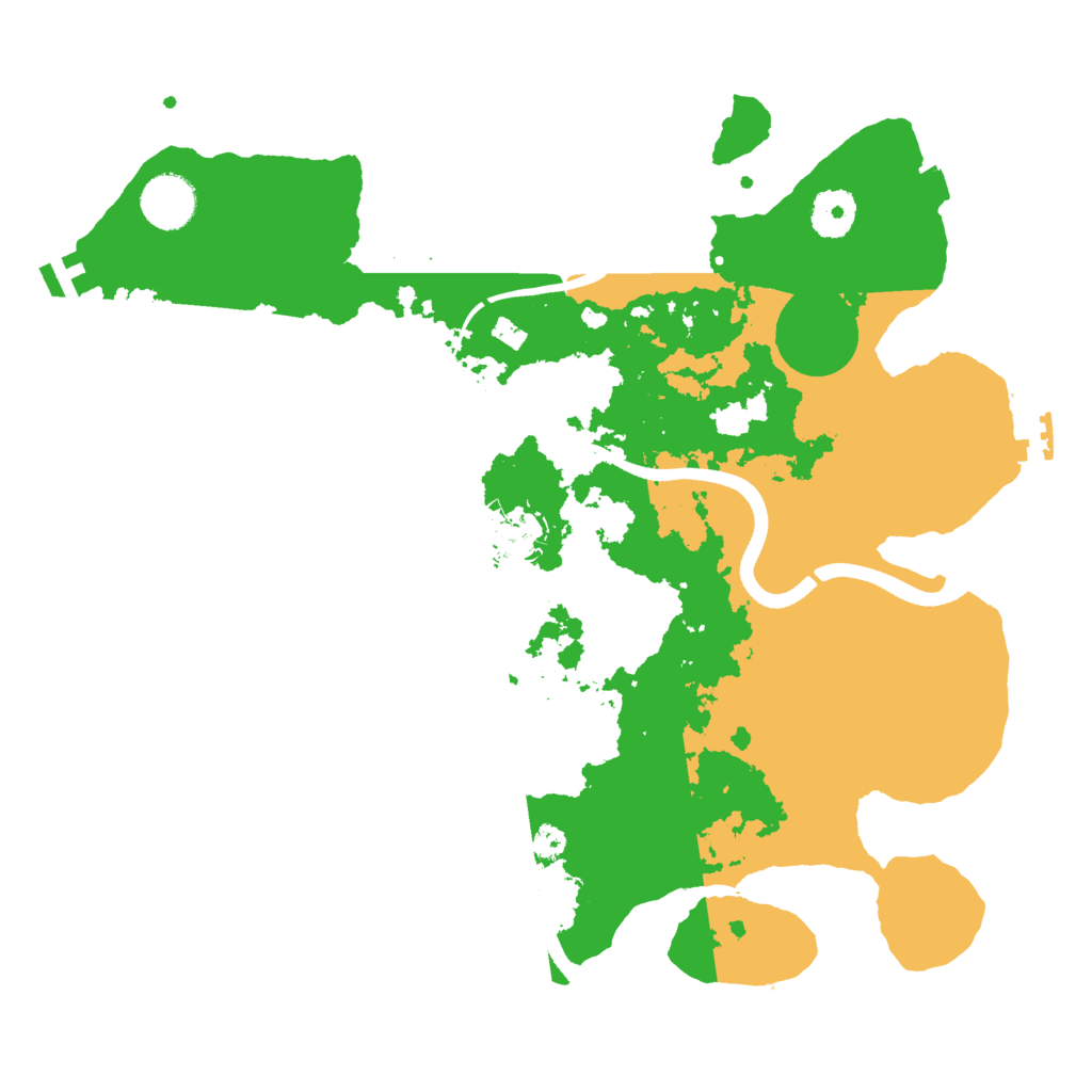 Biome Rust Map: Procedural Map, Size: 3500, Seed: 213458967