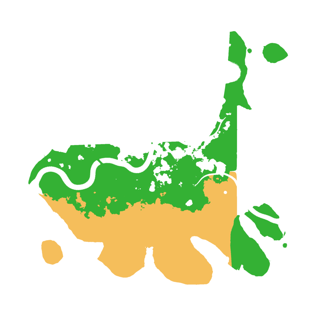 Biome Rust Map: Procedural Map, Size: 2800, Seed: 1185122173