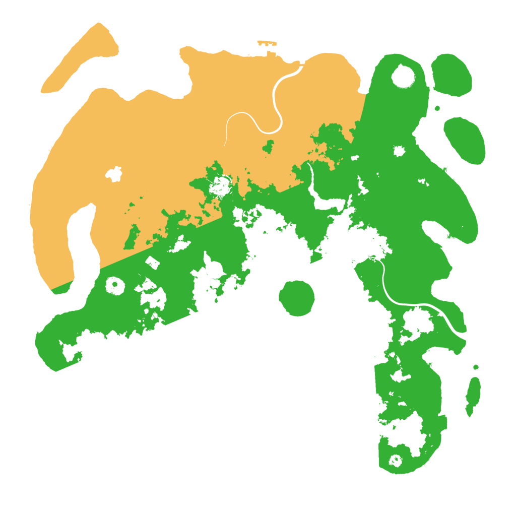 Biome Rust Map: Procedural Map, Size: 4100, Seed: 27448