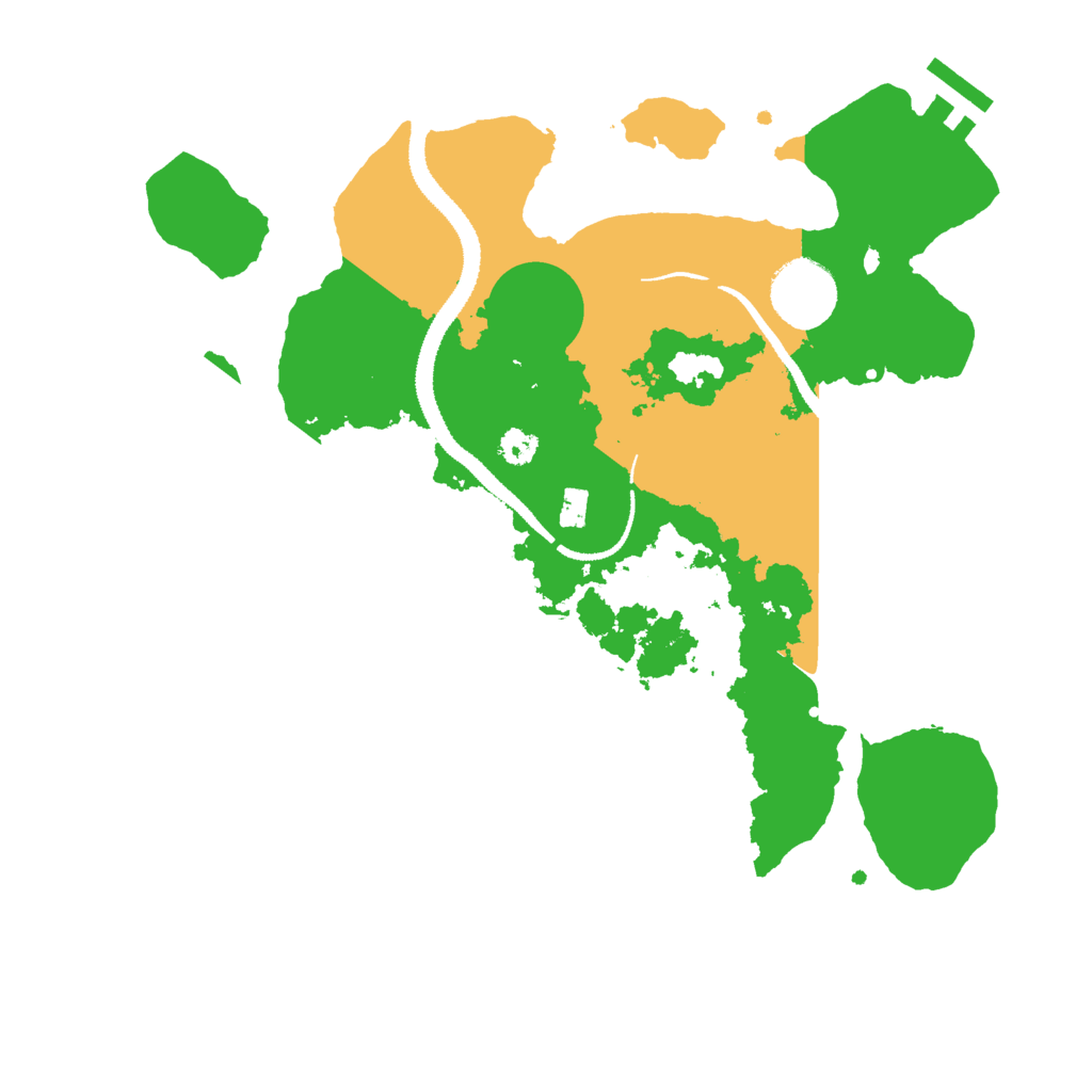 Biome Rust Map: Procedural Map, Size: 3000, Seed: 529646177