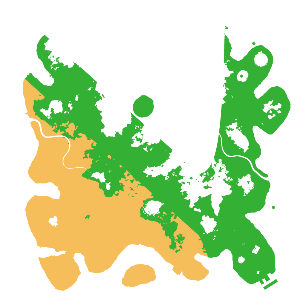 Biome Rust Map: Procedural Map, Size: 4000, Seed: 78998