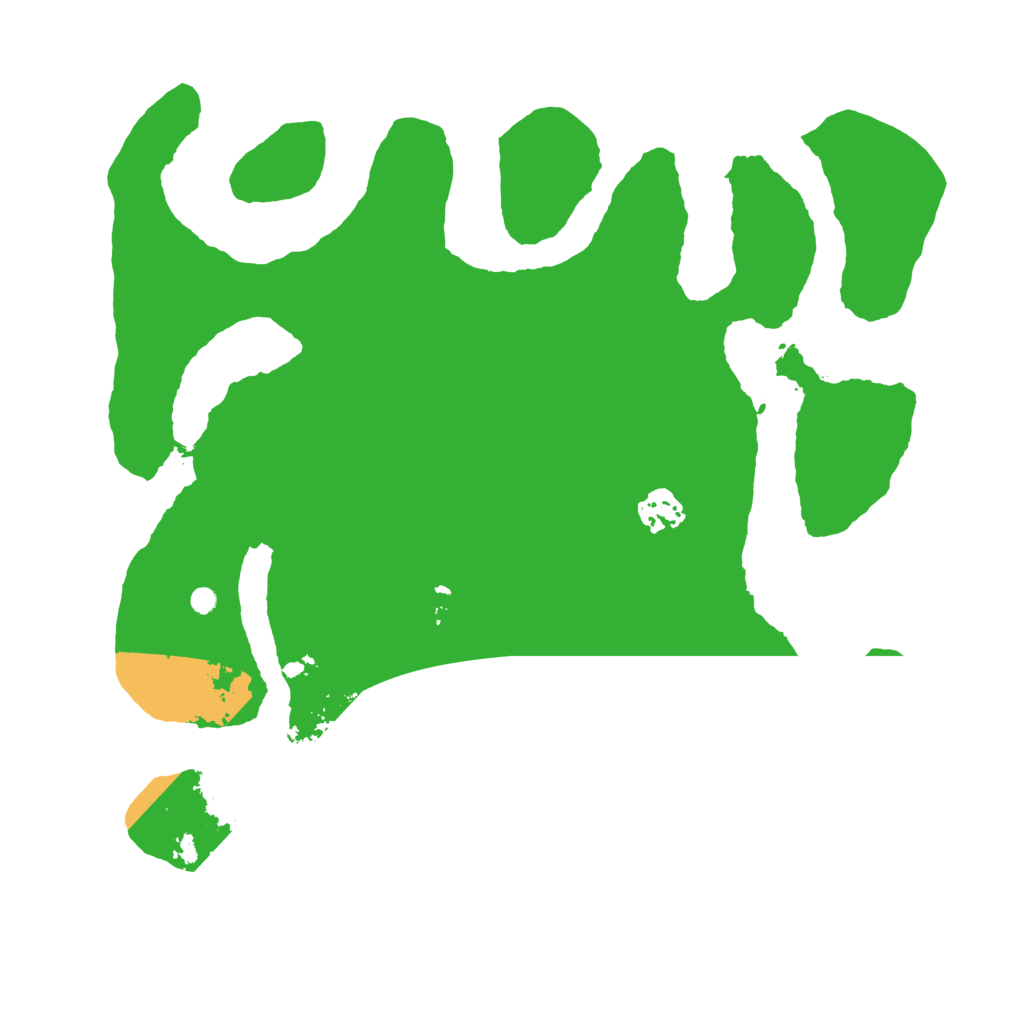 Biome Rust Map: Barren, Size: 3500, Seed: 1990