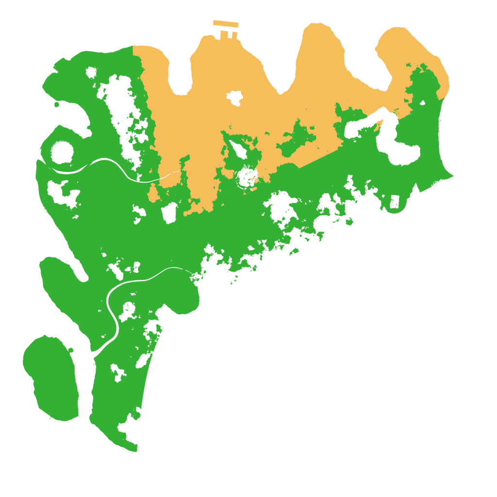 Biome Rust Map: Procedural Map, Size: 4000, Seed: 666777