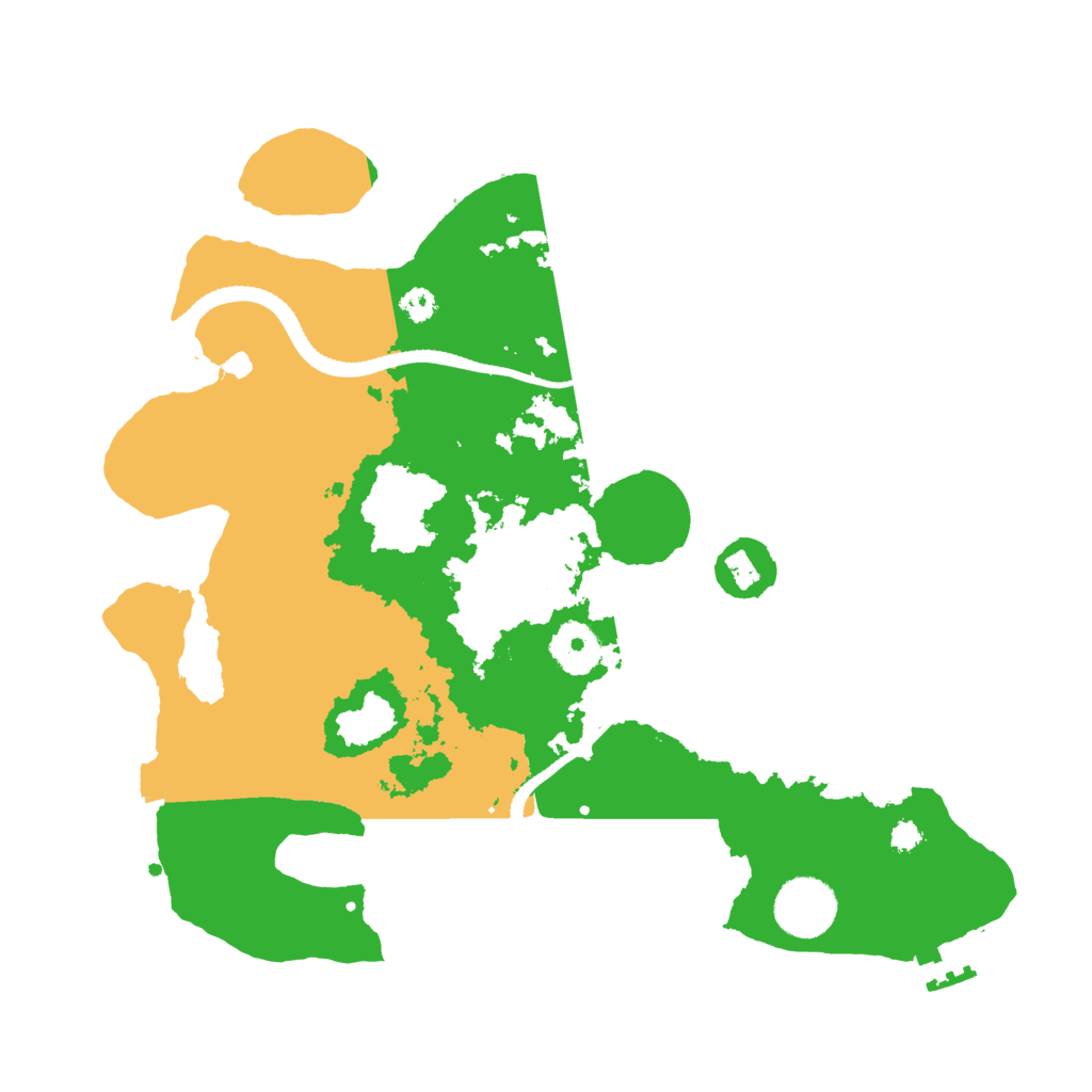 Biome Rust Map: Procedural Map, Size: 3250, Seed: 402681932