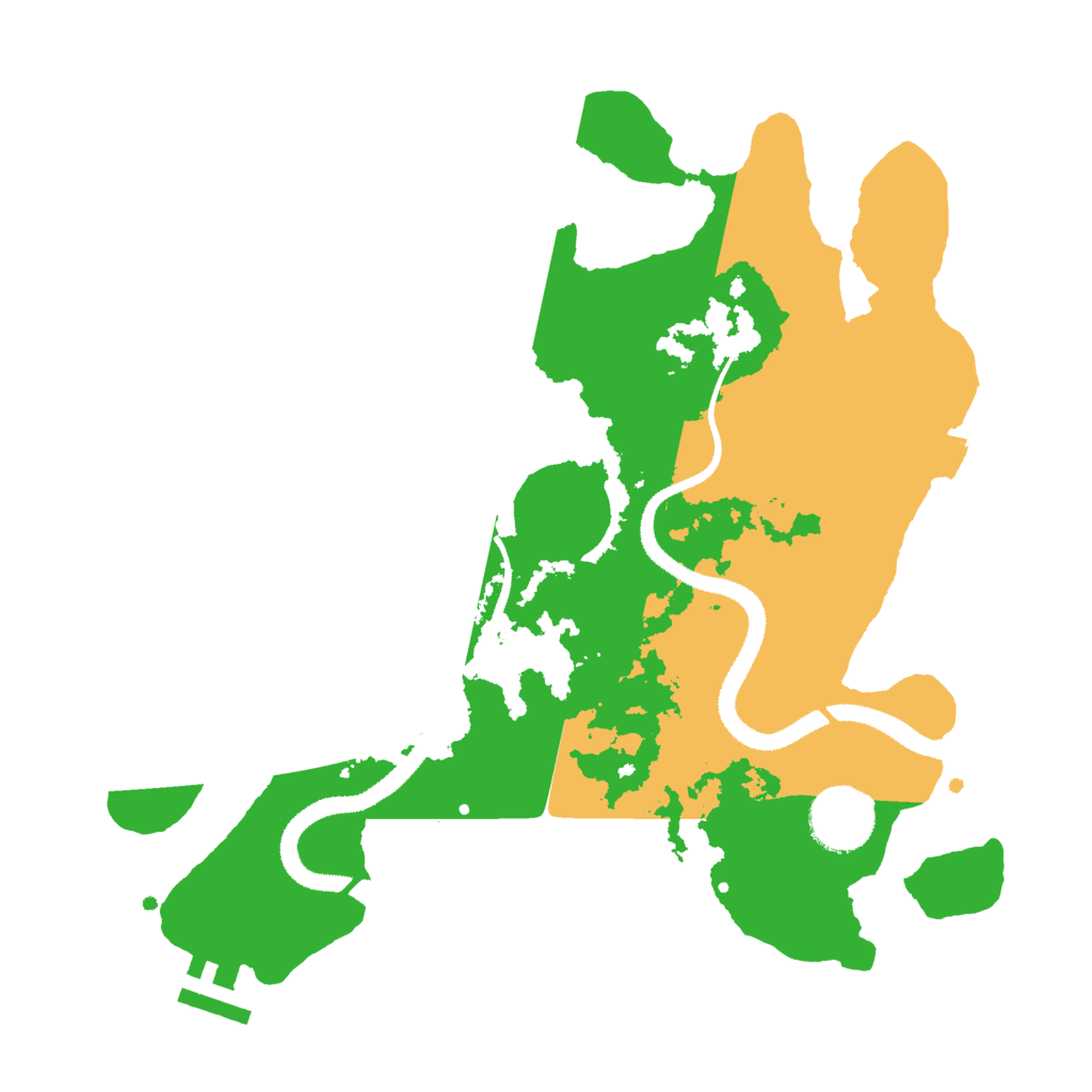 Biome Rust Map: Procedural Map, Size: 3000, Seed: 1521900935