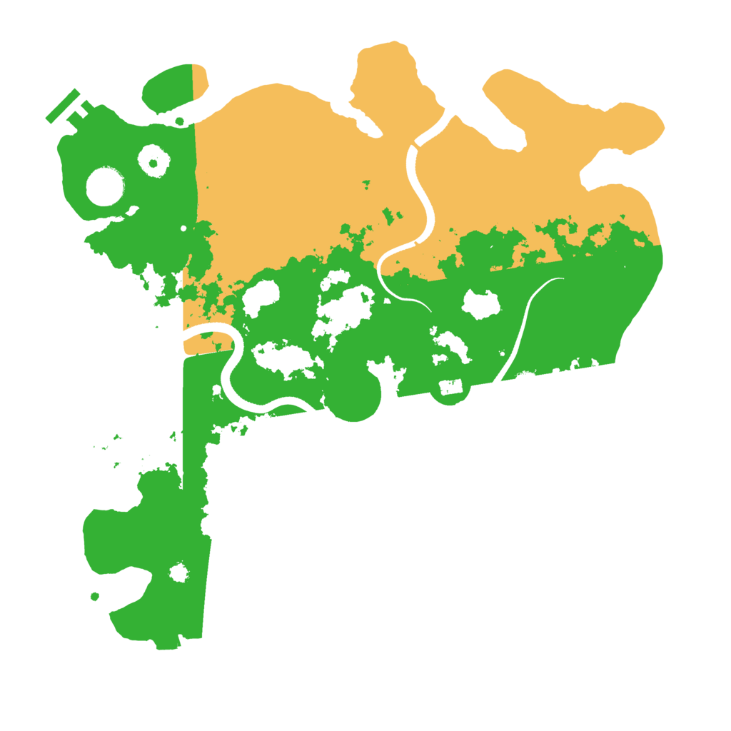 Biome Rust Map: Procedural Map, Size: 3500, Seed: 1154534597