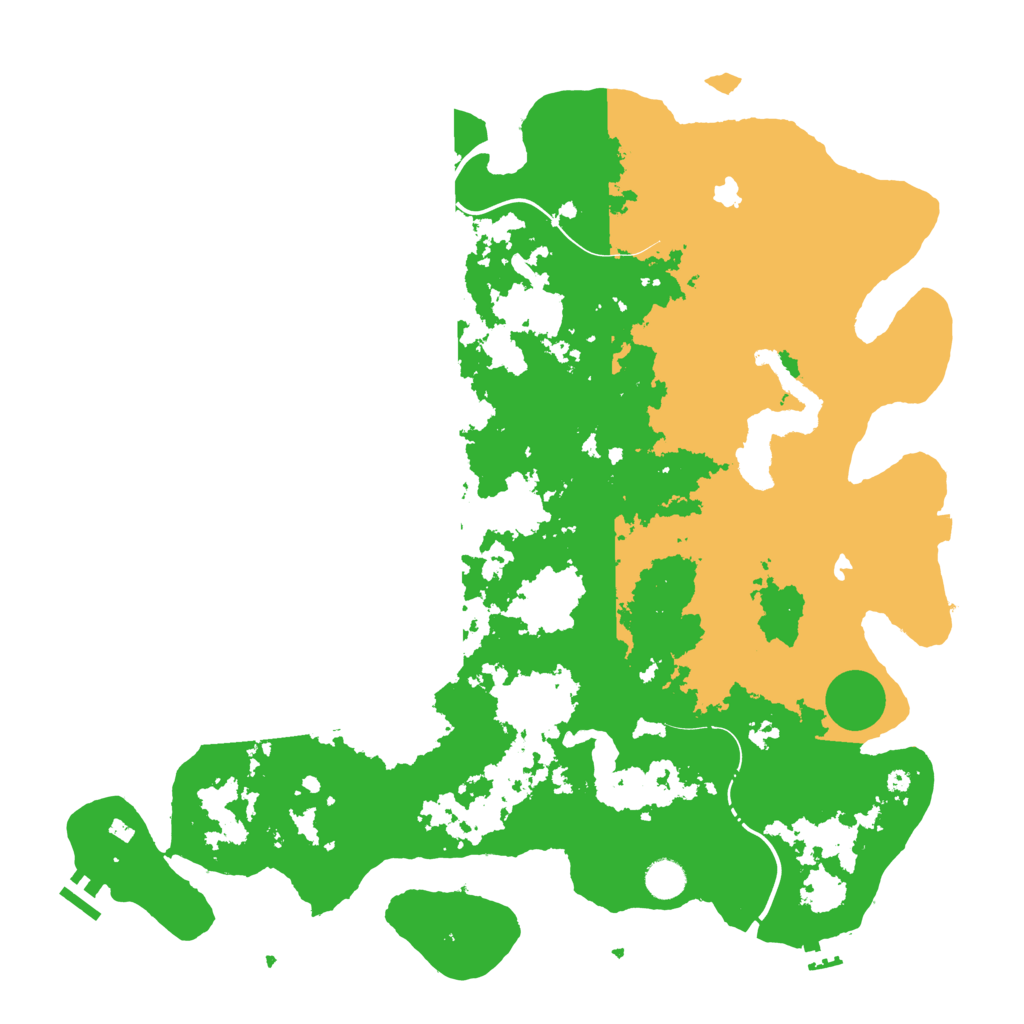 Biome Rust Map: Procedural Map, Size: 4500, Seed: 671833360