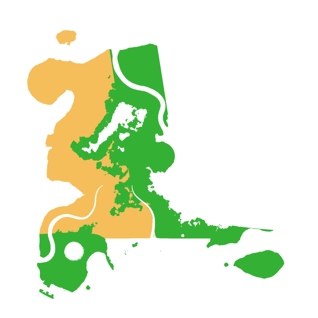 Biome Rust Map: Procedural Map, Size: 3000, Seed: 467477344