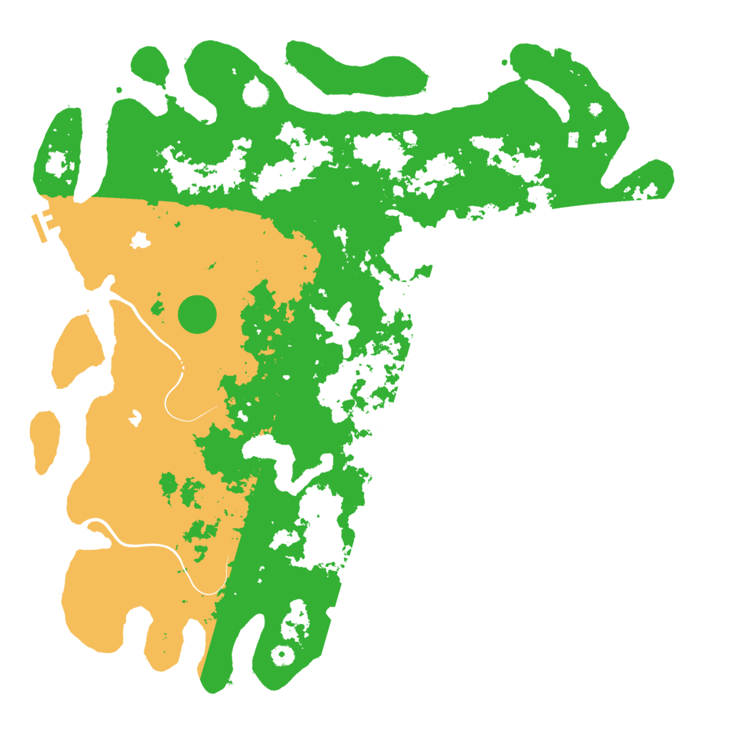 Biome Rust Map: Procedural Map, Size: 5000, Seed: 546848