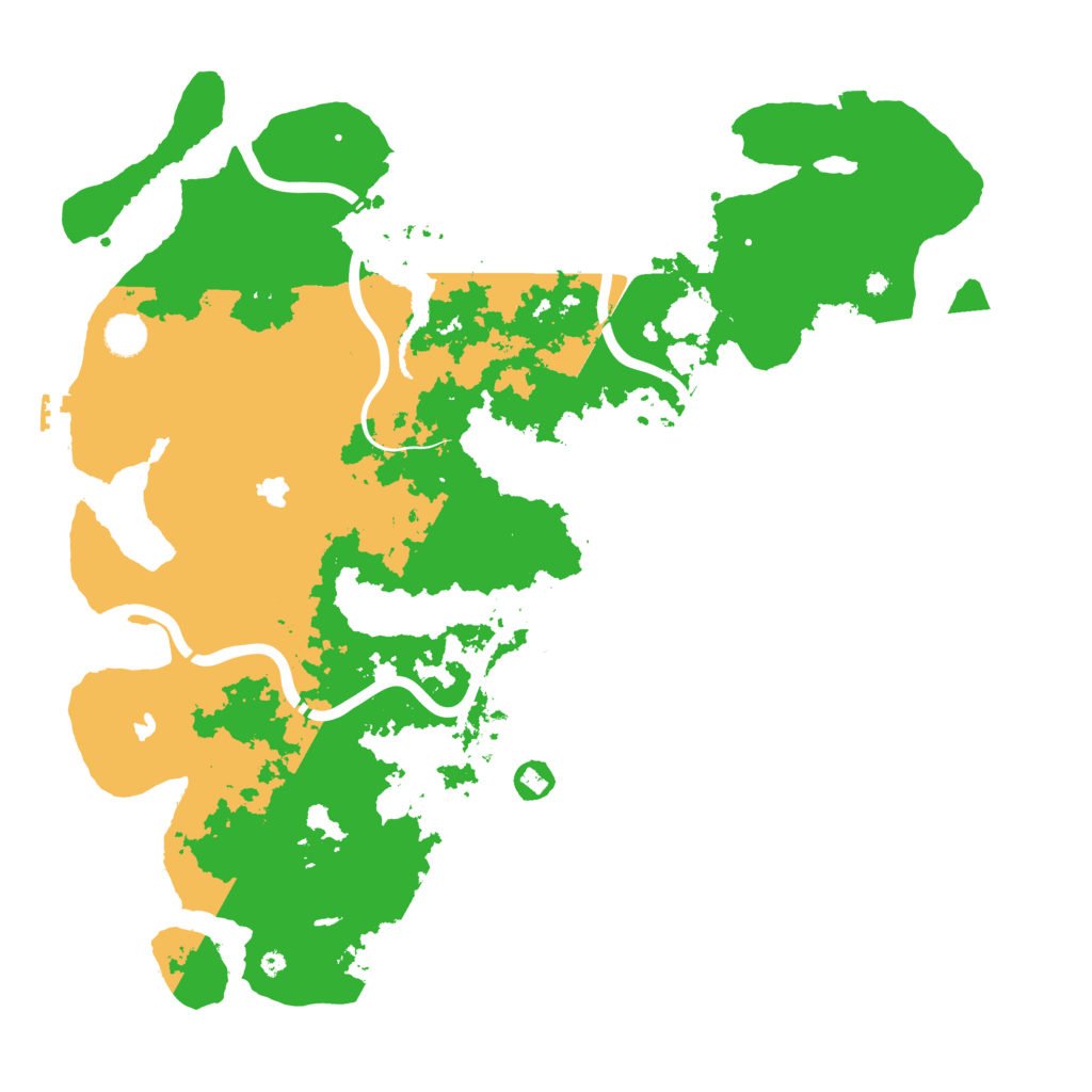 Biome Rust Map: Procedural Map, Size: 4500, Seed: 235376