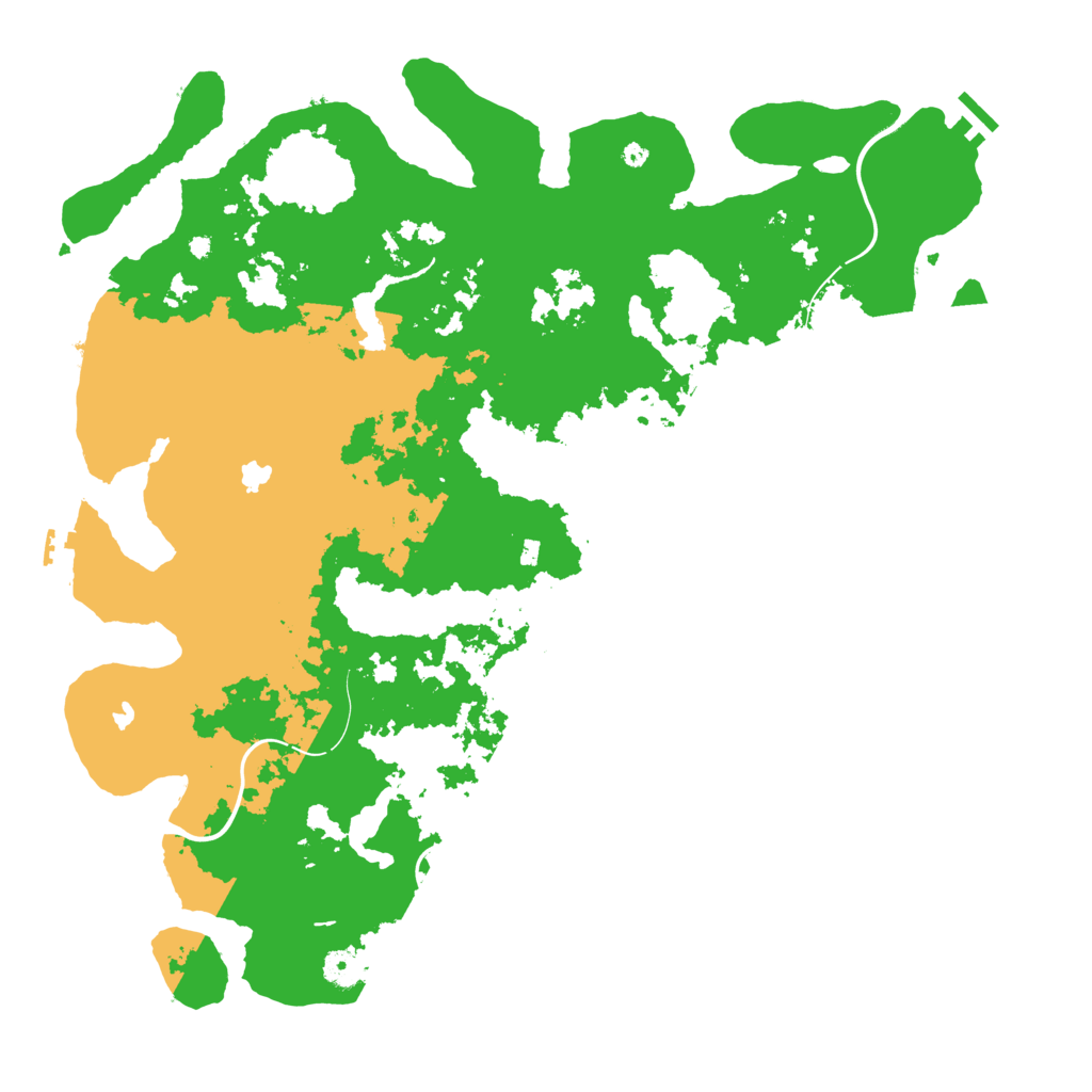 Biome Rust Map: Procedural Map, Size: 4500, Seed: 235376