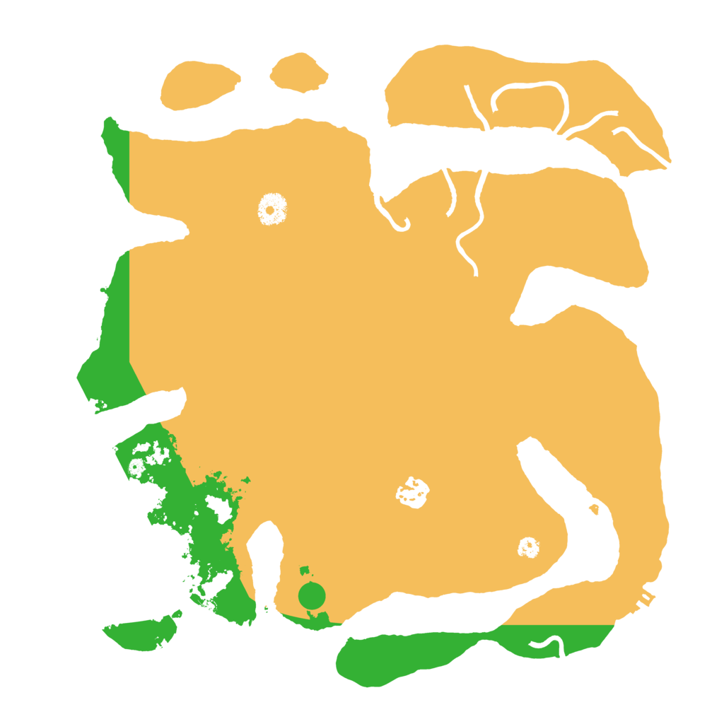 Biome Rust Map: Procedural Map, Size: 3500, Seed: 312204542