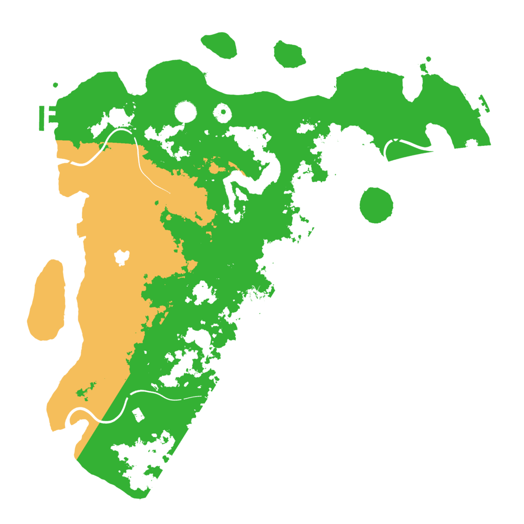 Biome Rust Map: Procedural Map, Size: 4250, Seed: 533143