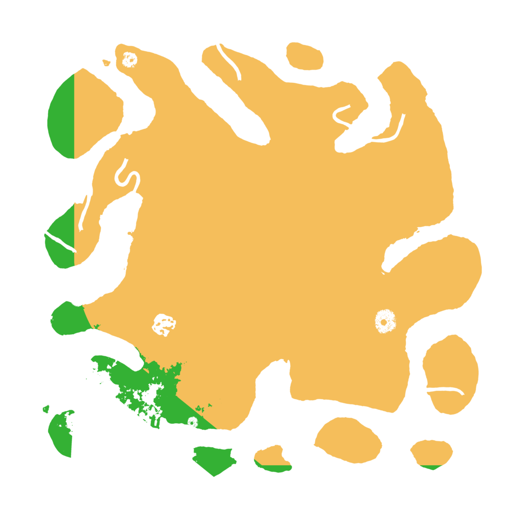 Biome Rust Map: Procedural Map, Size: 3500, Seed: 929426507